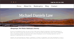 Desktop Screenshot of mdanielslaw.com
